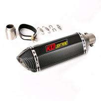 Universalus 38-51 mm Motociklo Išmetimo Duslintuvo Vamzdis Purvo Dviratis Keturratis Escape Nuimamas DB Killer skirtas CBR500R RC390 Z400 FZ6 GSR400