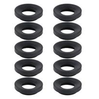 10Pcs Toilet Waste Pipe Seal Rings Toilet Drain Pipe Rubber Gasket Washers Toilet Siphon Pipes Gasket Easy to Use 1 gray