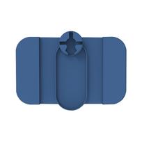 Silicone Couch Cup Holder,-Spill - Sofa Armrest,Dirt-Resistant Silicone Couch Arm,Multifunctional Removable Snack Drink Holder Organizer One Size tamsiai mėlyna spalva