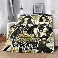 Fashion Ella Langley Choosin' Texas Throw Blanket,Soft Blanket,Fleece Blanket 80cm x 120cm gray