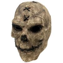 Horror Skull Mask Burlap Evil Ghost Skeleton Mask Halloween Cosplay Costume Novelty Headgear Mask Masquerade Props black