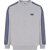 Adidas Originals CREW SWEATSHIRT Sweatshirts Men's Medium Heather Gray Crew Neck Moderate KX5806 S gray