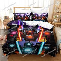 Game Skibidi Toilet Arale Bedding Set Boys Girls Twin Queen Size Duvet Cover Pillowcase Bed Kids Adult Home Textileextile EU Single 135*200cm/53x79in 3pcs black