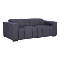 Dvivietė elektrinė sofa , tamsiai mėlyna, 214 × 103 × A 73/97 cm