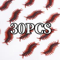 11-11pc Halloween Simulation Bug Spider Centipede Scorpion Bat Funny Fake Cockroach Toy Party Supplies DIY Party Decor Props black