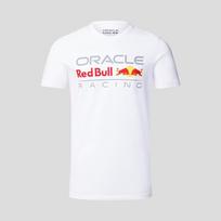 Red Bull Racing F1 Large Front Logo Tee Unisex - White Unisex T-Shirt M white