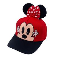 Mičkės Peliuko Snapback Kepurė Su Skydeliu Vaikų Lauko Veiklai Ir Laisvalaikiui StyleQ red