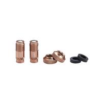 BBB Bicycle Core Cap Valve Presta Valve No Adapter Copper Cap, Compatible, Required, BTI-165 brown