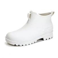 Atsparūs vandeniui ir neslystantys Madingi Vyriški Batai Virėjo Virtuvės Gaminimo Žemi Rainboot'ai Vyrams Patogūs Plastikiniai Atsparūs 39 white