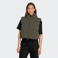 AdidaS Women S Down veSt Padding veSt Jx3000 Khaki/L black
