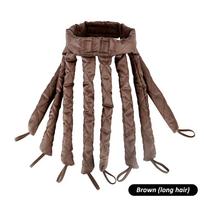 1pc Heatless Hair Curler Strap Octopus Curl Rollers Soft Curling Rod Headband Lazy Sleeping Foam Curls Wave Styling Tools black