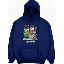 SNOWASIS Hoodies Oasis Band Christmas Parody Hoodie Funny 90s Music Hooded Jumper Men Women Fashion Casual Xmas Sweatshirt 3XL black