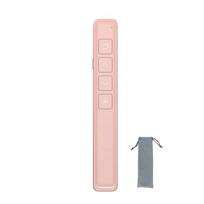 Infrared Remote Wireless Presentation Clicker USB Charging Laser Pointer  Projector Presentation rožinė