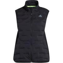 Adidas Adizero Bėgimo Paminkštinta Liemenė Slim Fit Užtraukiama Apykakle Berankovė Liemenė Moteriškos Liemenės Juoda IX2823 S black