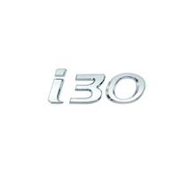 3D ABS raidė i20 i25 i30 i35 ix35 logotipas automobilio galinės bagažinės lipdukas, emblema, ženklelis, sparnas, lipdukas Tucson Solaris Elantra white