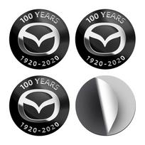 Automobilio rato centrinio dangtelio ženklelis Emblema Lipdukas Ratlankio lipdukas Mazda 2 3 5 6 M5 Ms CX-4 CX-5 CX6 M3 M6 MX3 MX5 Automobilio aksesuarai