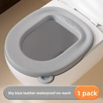 Namuose Vandeniui atsparus Spausdintas Sutirštintas Plaunamas Lipduko tipo Universalus Tualeto Sėdynė Silver gray gray