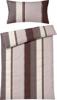 Joop Bedroom Patalynės komplektas Herringbone Stripes 155 x 200 cm Rose iš medvilnės satino su pagalvės užvalkalu 40 x 80 cm