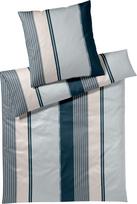 Joop Bedroom Patalynės komplektas Herringbone Stripes 155 x 200 cm Ocean iš satino medvilnės su pagalvės užvalkalu 80 x 80 cm