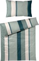 Joop Bedroom Patalynės komplektas Herringbone Stripes 155 x 220 cm Emerald iš satino medvilnės su pagalvės užvalkalu 40 x 80 cm
