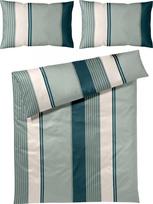 Joop Bedroom Patalynės komplektas Herringbone Stripes 200 x 200 cm Emerald iš satino medvilnės su 2 pagalvių užvalkalais 40 x 80 cm