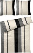 Joop Bedroom Patalynės komplektas Herringbone Stripes 200 x 220 cm Black iš satininės medvilnės su 2 pagalvių užvalkalais 80 x 80 cm