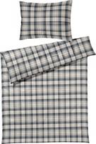 Joop Bedroom Patalynės komplektas Soft Frames 155 x 200 cm, mėlynas, flanelinė medvilnė, su pagalvės užvalkalu 40 x 80 cm