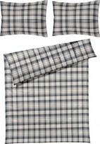 Joop Bedroom Patalynės komplektas Soft Frames 200 x 200 cm, mėlynas, flanelinė medvilnė, su 2 pagalvių užvalkalais 40 x 80 cm