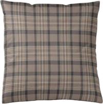 Joop Bedroom Pagalvės užvalkalas Soft Frames 80 x 80 cm, rudas iš flanelinės medvilnės