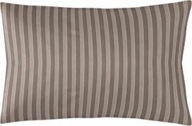 Joop Bedroom Pagalvės užvalkalas Soft Lines 40 x 80 cm, rudas, flanelinė medvilnė