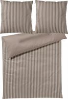 Joop Bedroom Patalynės komplektas Soft Lines 200 x 220 cm, ruda, iš flanelinės medvilnės, su 2 pagalvių užvalkalais 80 x 80 cm