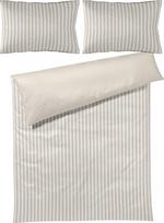 Joop Bedroom Patalynės komplektas Soft Lines 240 x 220 cm, kreminis, flanelinės medvilnės, su 2 pagalvių užvalkalais 40 x 80 cm