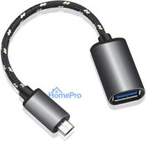 Adapteris kabelis iš TYPE-C į USB OTG, tamsiai pilkas