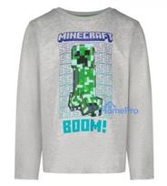 "Minecraft" vaikiški marškinėliai ilgomis rankovėmis