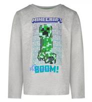 "Minecraft" vaikiški marškinėliai ilgomis rankovėmis