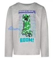 "Minecraft" vaikiški marškinėliai ilgomis rankovėmis