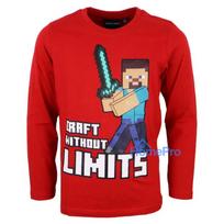 "Minecraft" vaikiški marškinėliai ilgomis rankovėmis