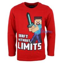"Minecraft" vaikiški marškinėliai ilgomis rankovėmis