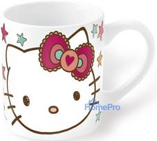 Hello Kitty porceliano puodelis 325 ml dovanų dėžutėje