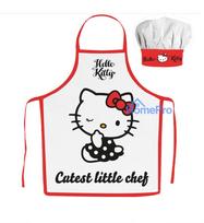 Hello Kitty Mažasis Šefas vaikų prijuostė 2 dalių rinkinys