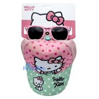 Hello Kitty saulės akinių ir kepurės rinkinys