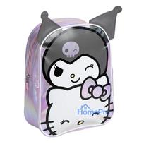 Hello Kitty Kuromi holografinė kuprinė, 32 cm