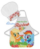 "My Little Pony" 2 dalių vaikiškos prijuostės ir kepurės rinkinys