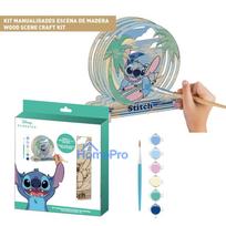 Disney Lilo ir Stitch Palm dažoma medinė nuotrauka