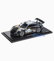 911 GT3 RS 992 Weissach, Test Track, pilka/oranžinė, juoda, 1:18