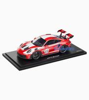 911 GT3 RS 992 Zalcburge, raudona, raudona/balta, juoda, 1:18