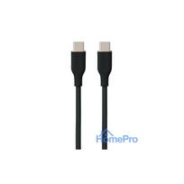 Silicone cable USB Type-C - Type-C, 100W (black, 3m)