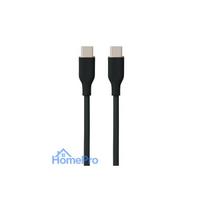 Silicone cable USB Type-C - Type-C, 60W (black, 3m)