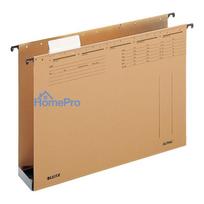 LEITZ ALPHA® 1941 hanging binder DIN A4 6 cm natural brown