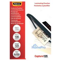 Fellowes Laminierfolie Capture 75x105 125Mikron glänzend 125